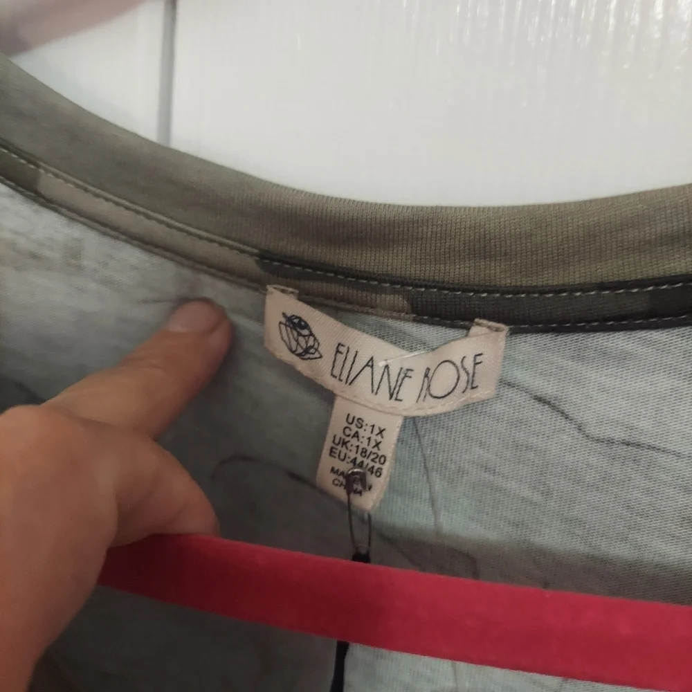 New with tags.  Camo tee 1x - Picture 12 of 16